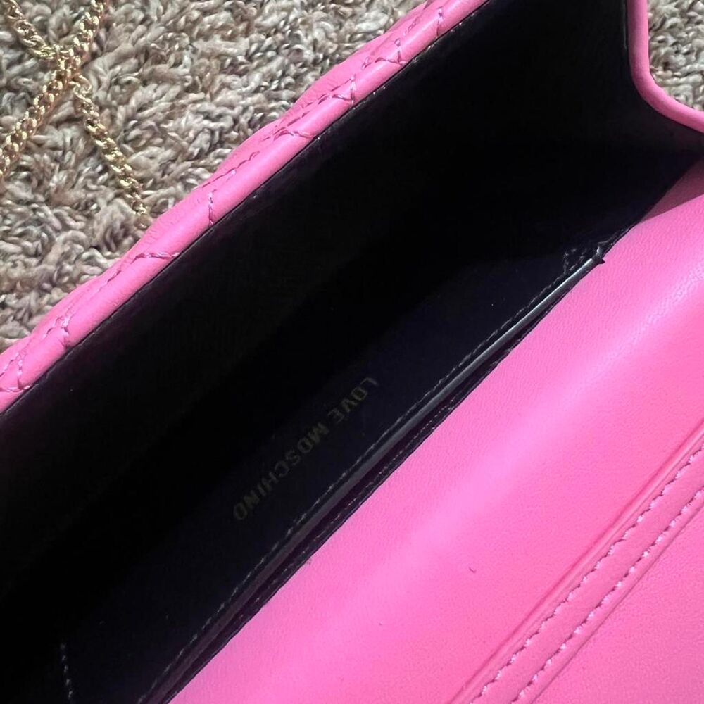 Love Moschino Pink Quilted Bag - Picture 3 of 8